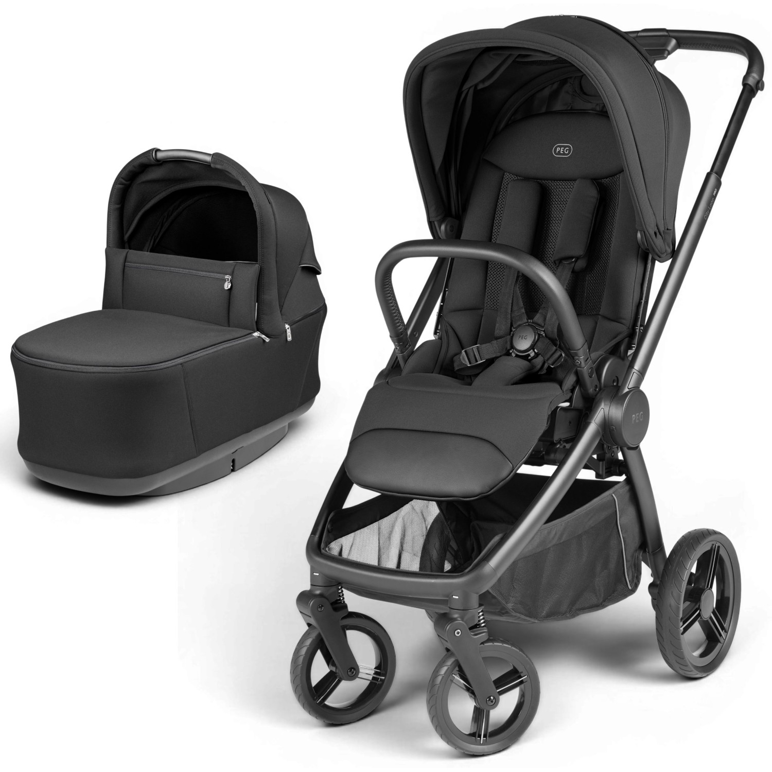 City Loop Pro Pop-Up True Black, gradska dječja kolica 2u1 City Loop Pro Pop-Up True Black