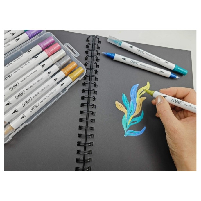 Flomastri Art METALLIC Twin