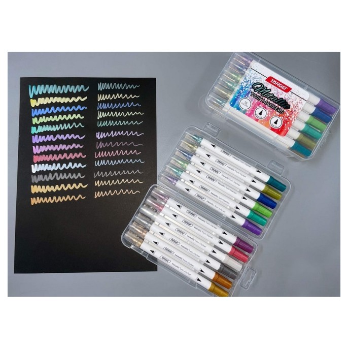 Flomastri Art METALLIC Twin