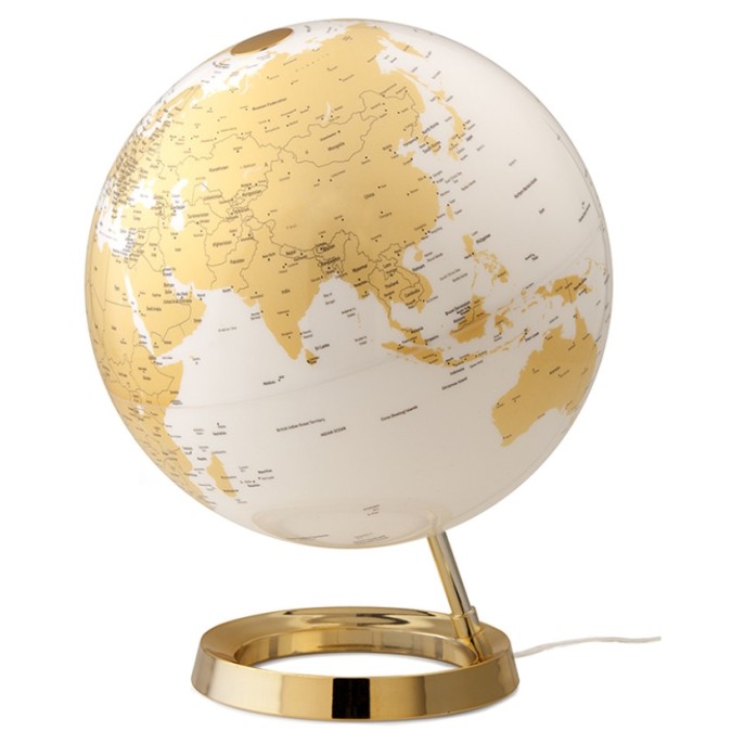 Globus METAL GOLD 30 cm Globus METAL GOLD 30 cm