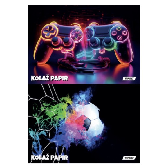 Kolaž papir NEON VIBES 28246