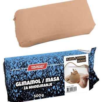 Modelirna masa rjava 500g Modelirna masa rjava 500g