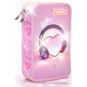 Peresnica LED Dubble Music heart 29834 Peresnica LED Dubble Music heart 29834