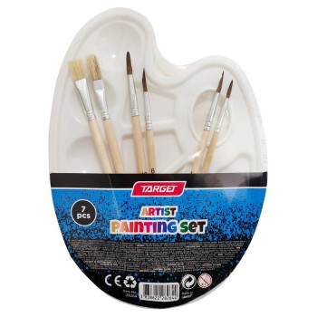 Paleta za mešanje barv s čopiči Paleta za mešanje barv s čopiči