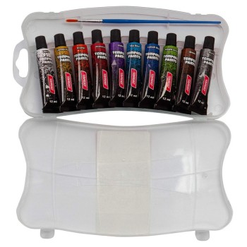 Tempera boja s kistom Tempera boja s kistom