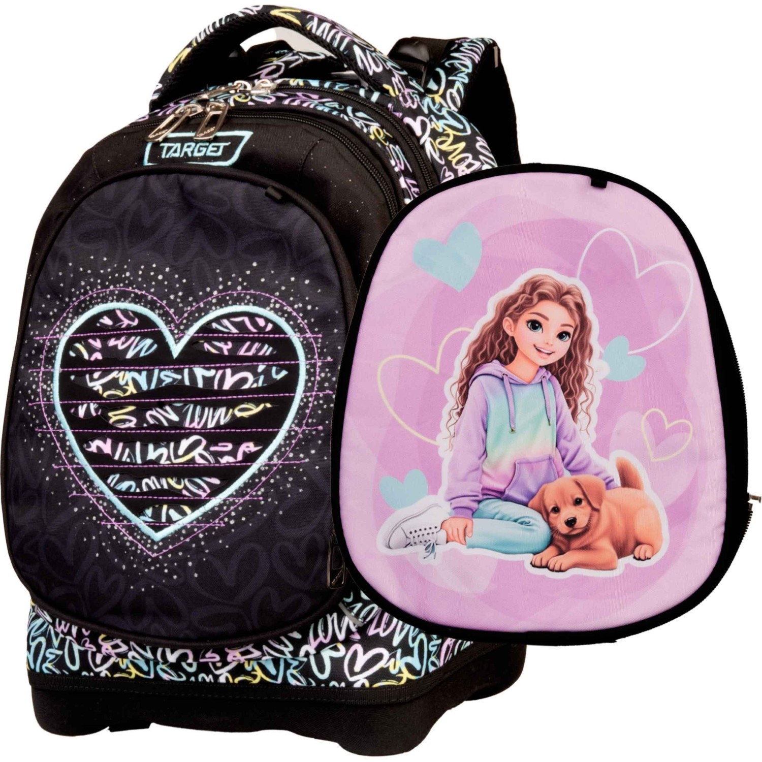 Školska torba za prvi razred SUPERLIGHT 2 face Love vibes 29597 Torba SUPERLIGHT 2 face Love vibes 29597