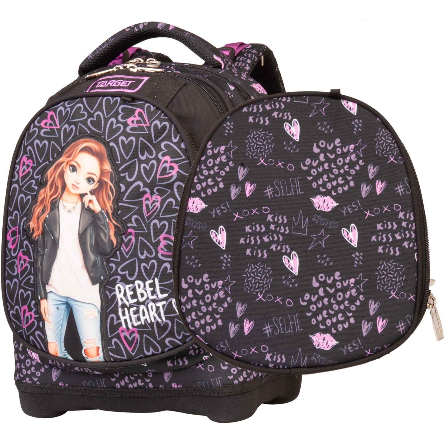 Torba za prvi razred SUPERLIGHT 2 face Rebel Heart 29598 Torba SUPERLIGHT 2 face Rebel Heart 29598