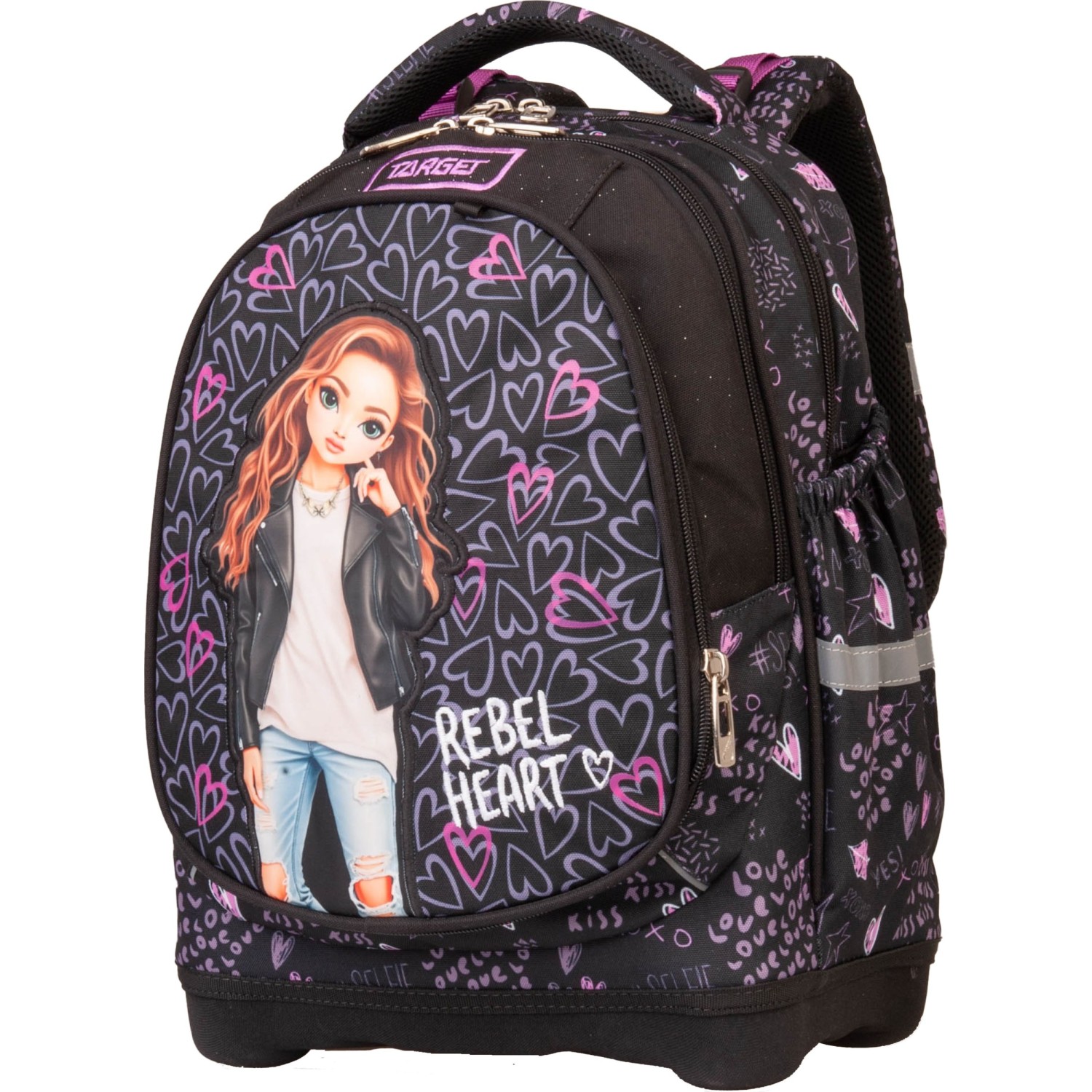 Torba za prvi razred SUPERLIGHT 2 face Rebel Heart 29598 Torba SUPERLIGHT 2 face Rebel Heart 29598
