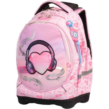Superlight Petit Music Heart 29637, torba za prvi razred