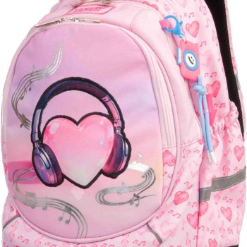 Superlight Petit Music Heart 29637, torba za prvi razred