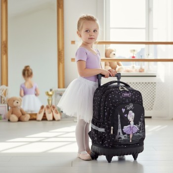 Školska torba na kotače TROLLEY Prima Ballerina 29798 Školska torba na kotače TROLLEY Prima Ballerina 29798