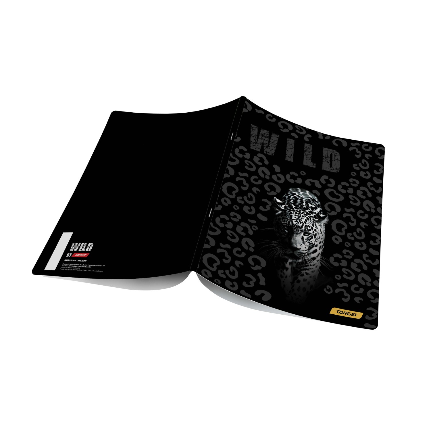 Zvezek A4 črte ANIMAL WILD 10 kos