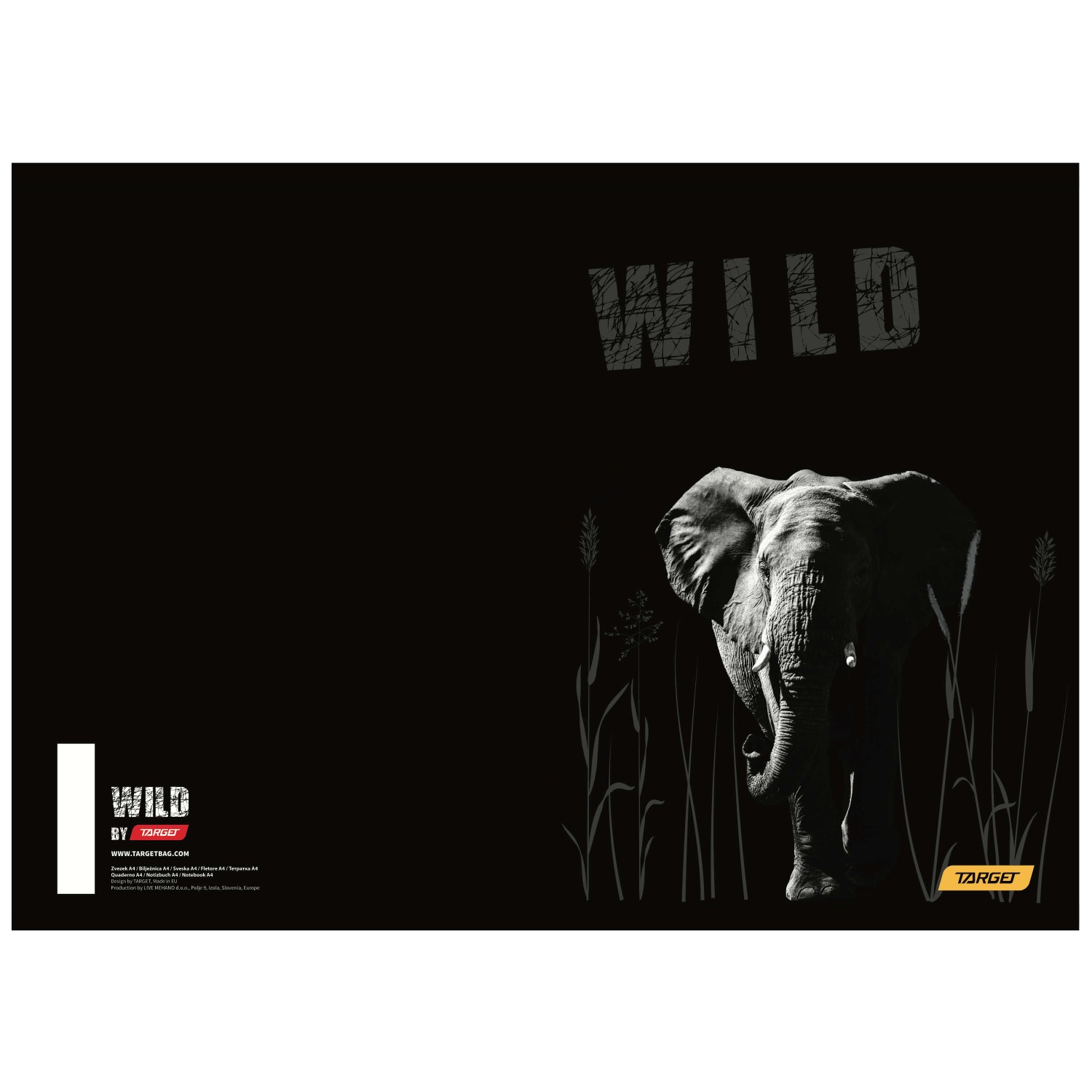 Zvezek A4 črte ANIMAL WILD 10 kos
