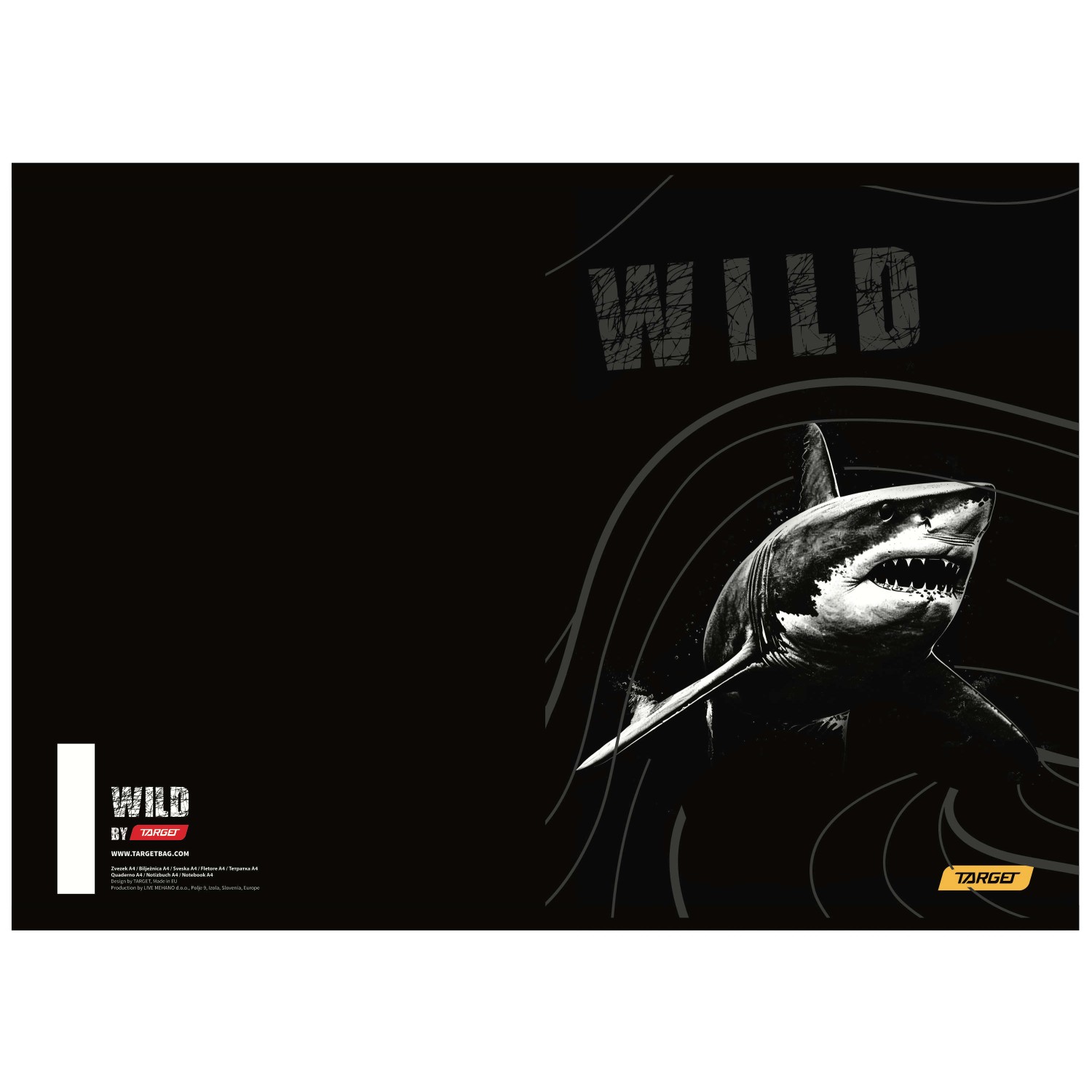 Zvezek A4 črte ANIMAL WILD 10 kos