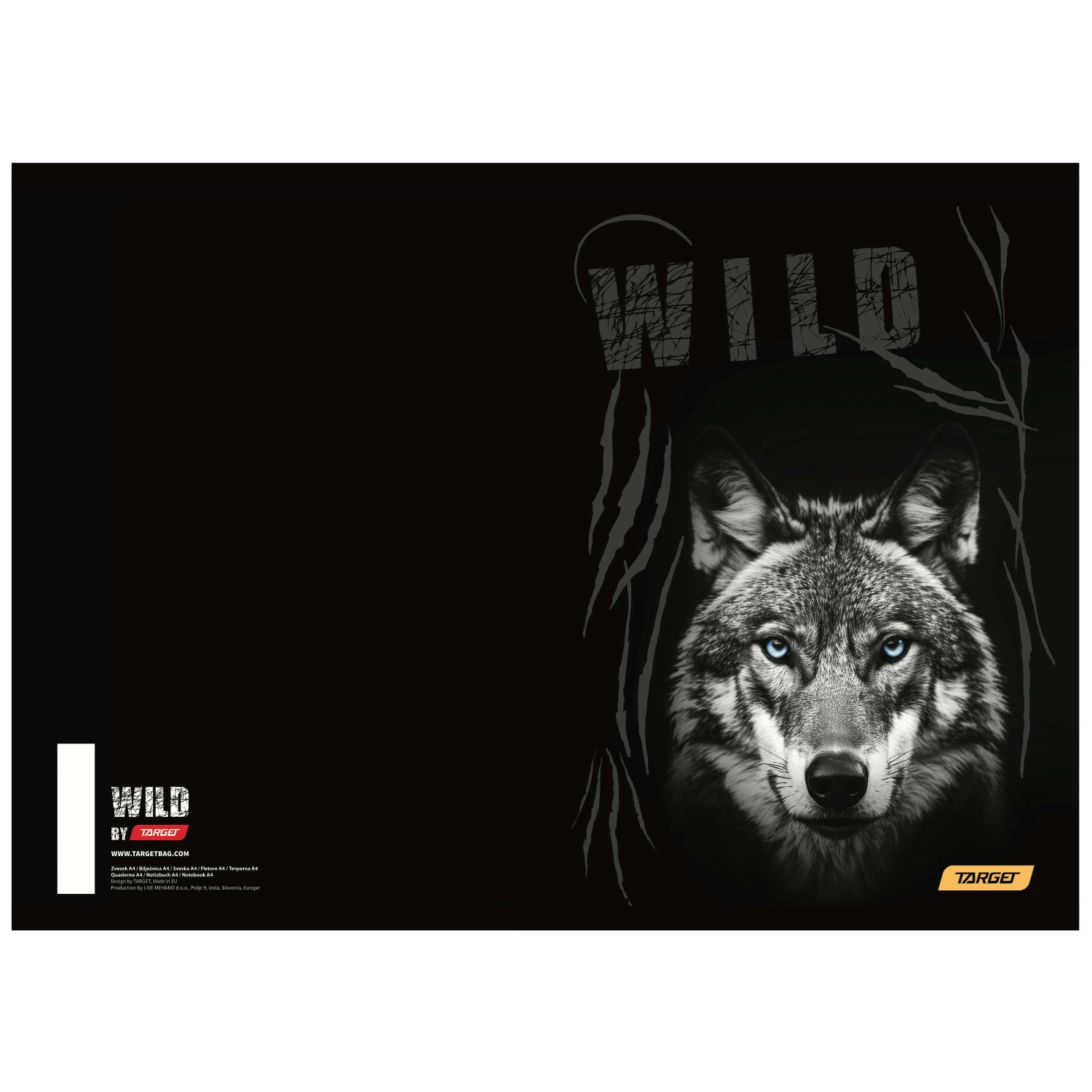 Zvezek A4 črte ANIMAL WILD 10 kos