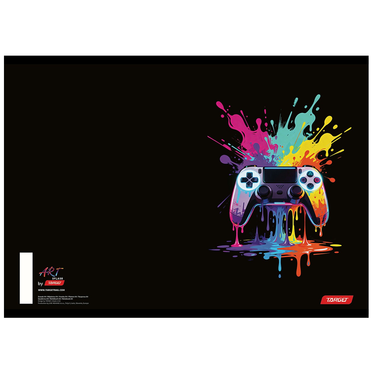 Zvezek A4 črte ART SPLASH 10 kos Zvezek A4 črte ART SPLASH 10 kos