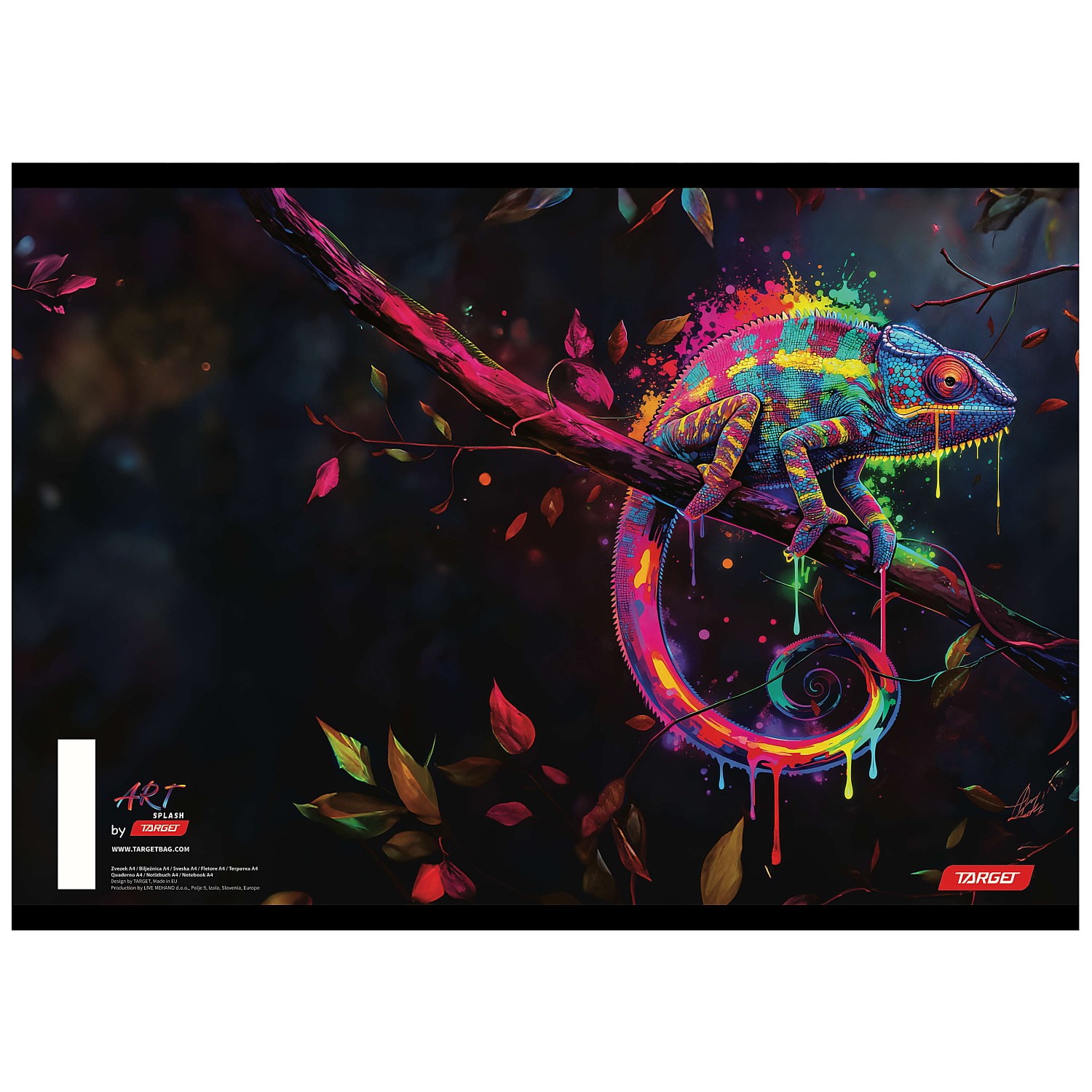 Zvezek A4 črte ART SPLASH 10 kos Zvezek A4 črte ART SPLASH 10 kos