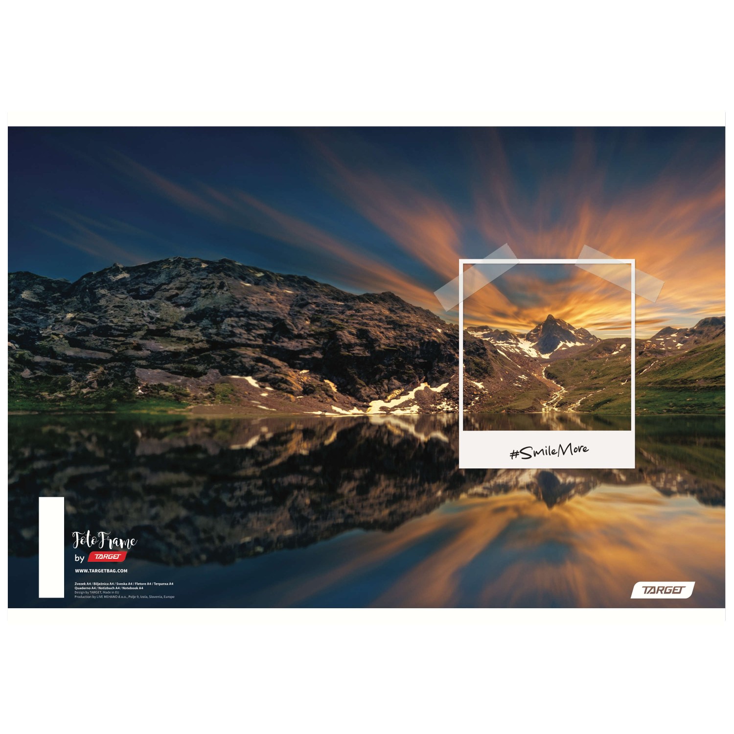 Bilježnica A4 karo FOTO FRAME 10 kom Bilježnica A4 karo FOTO FRAME 10 kom
