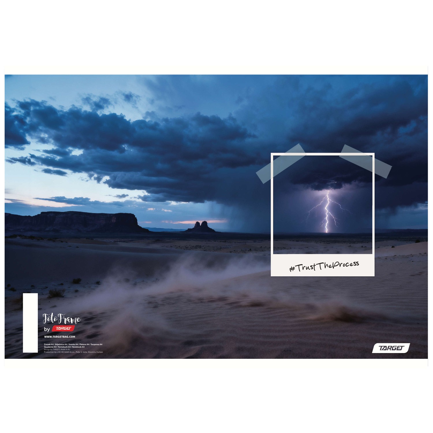 Bilježnica A4 karo FOTO FRAME 10 kom Bilježnica A4 karo FOTO FRAME 10 kom