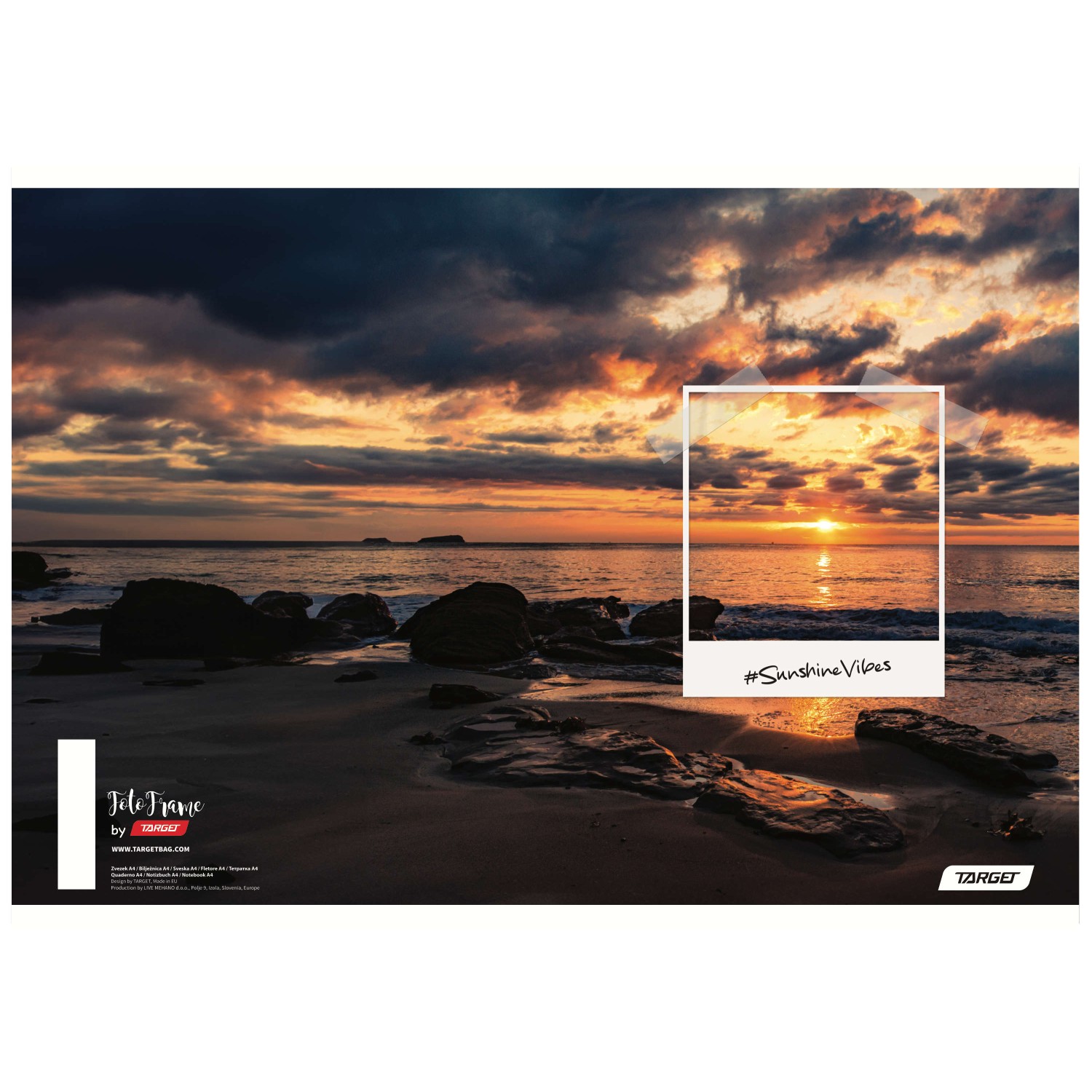 Bilježnica A4 karo FOTO FRAME 10 kom Bilježnica A4 karo FOTO FRAME 10 kom