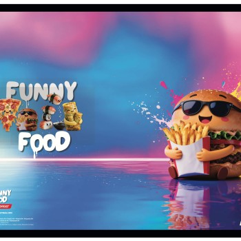 Zvezek A4 karo FUNNY FOOD 10 kos
