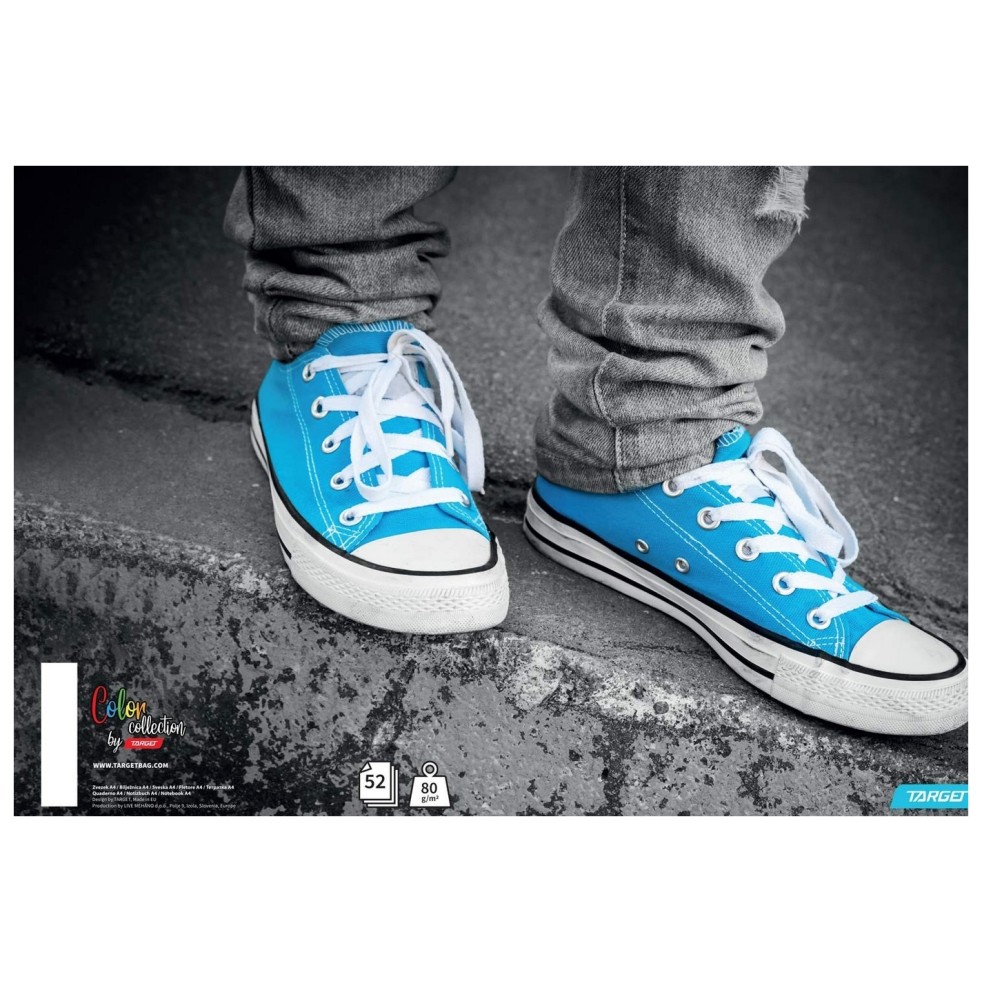Zvezek A4 karo COLOR COLLECTION 10 kos Zvezek A4 karo COLOR COLLECTION 10 kos