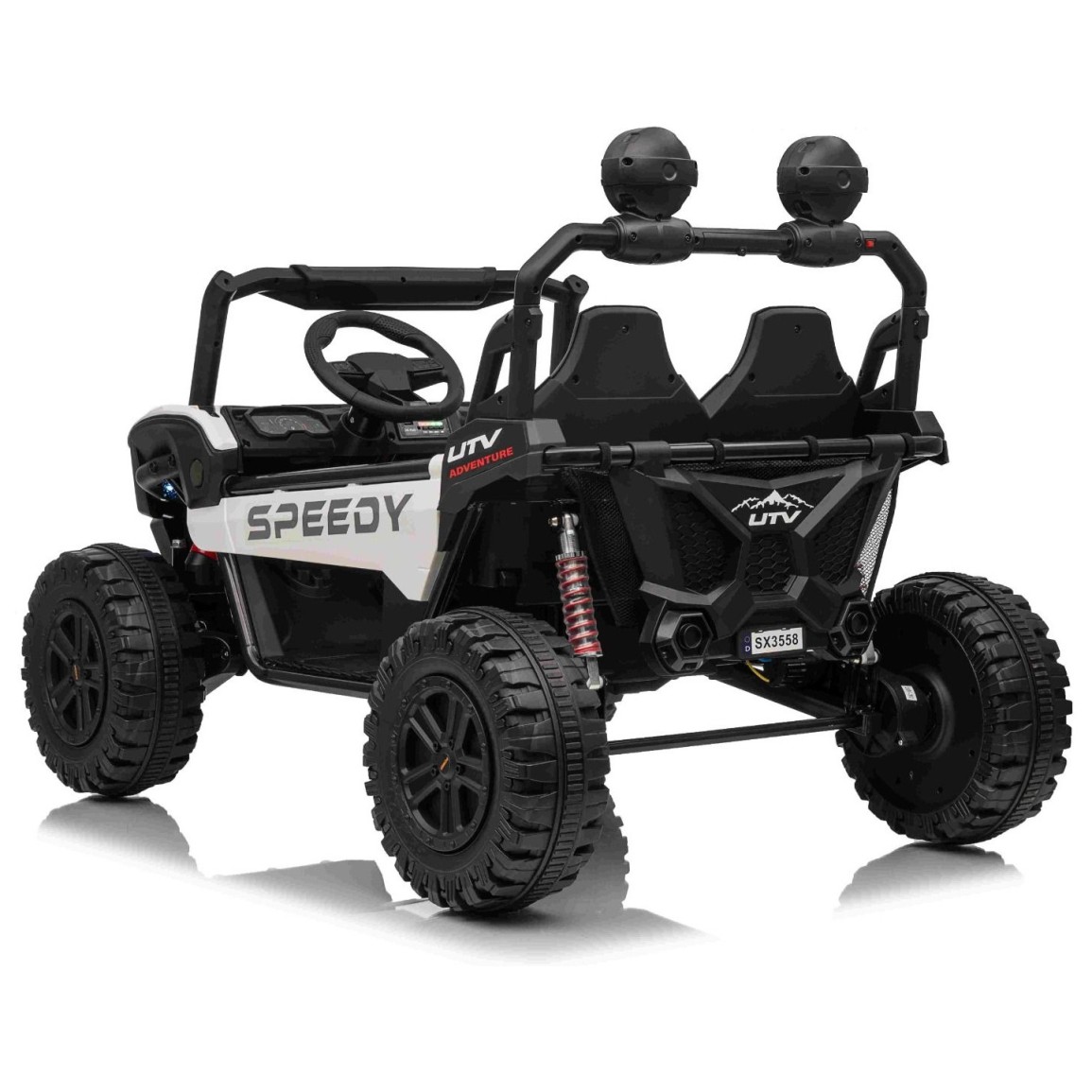 22V električni otroški avto T-REX Ride 4x4, Li baterija, bel