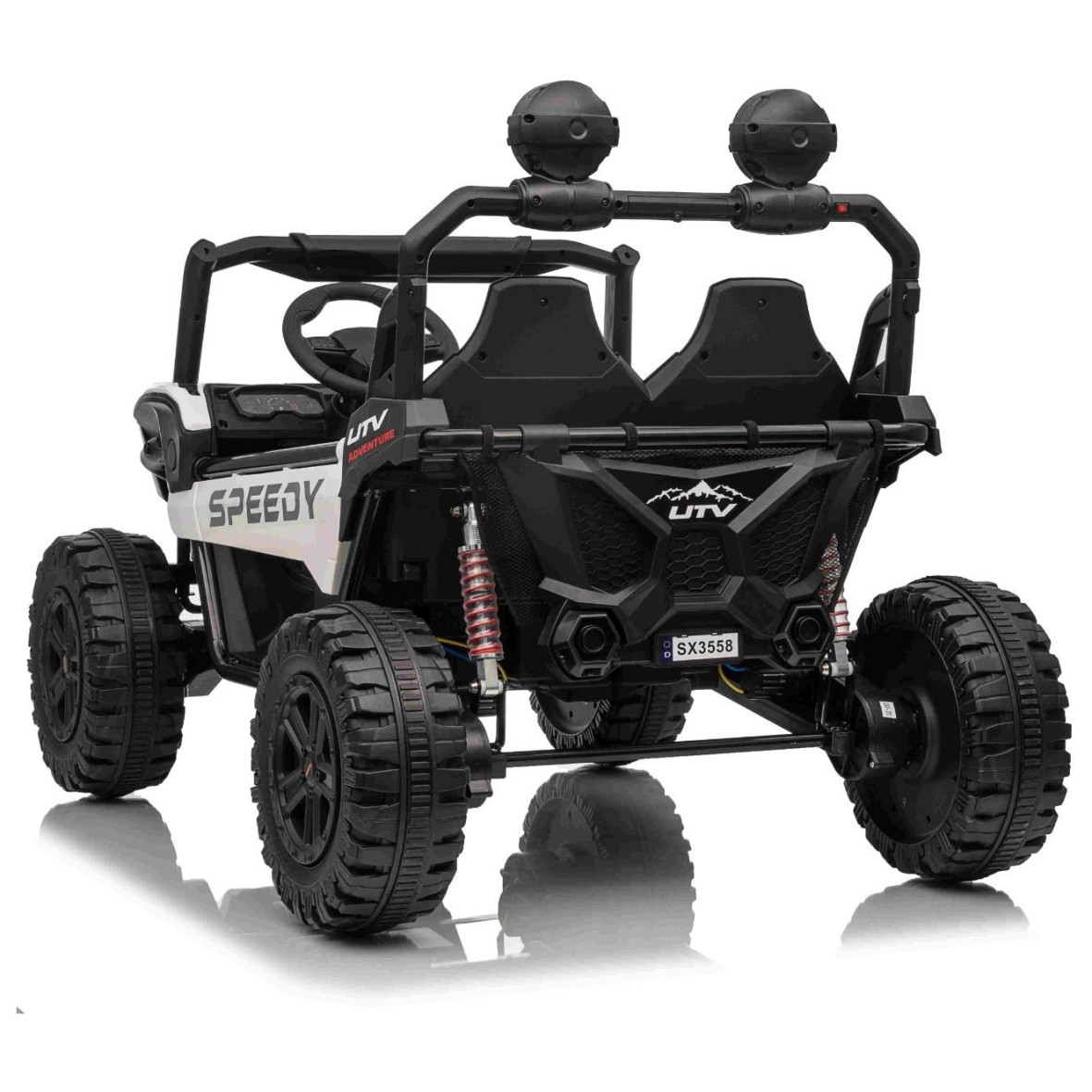 22V električni otroški avto T-REX Ride 4x4, Li baterija, bel