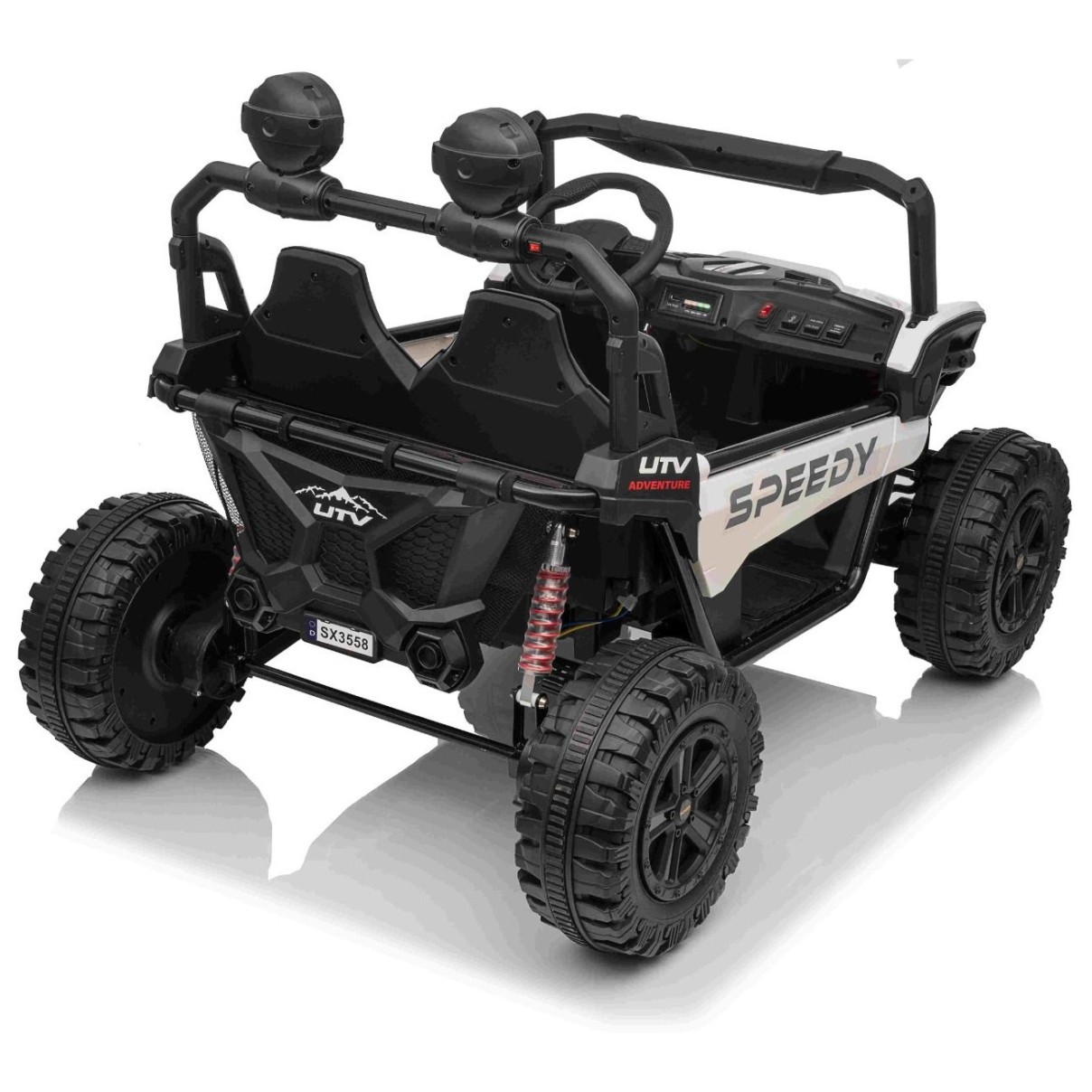 22V električni otroški avto T-REX Ride 4x4, Li baterija, bel