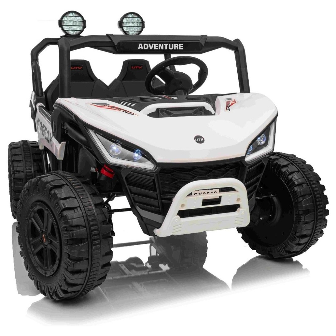 22V električni otroški avto T-REX Ride 4x4, Li baterija, bel