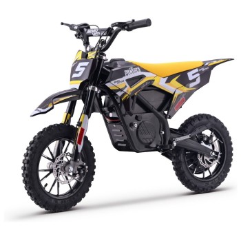 36V mini cross motor Panther, 550W, 22km/h, 4+ godina, žuta