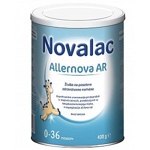 Novalac Allernova AR, 0-36 mesecev 400 g - adaptirano mleko