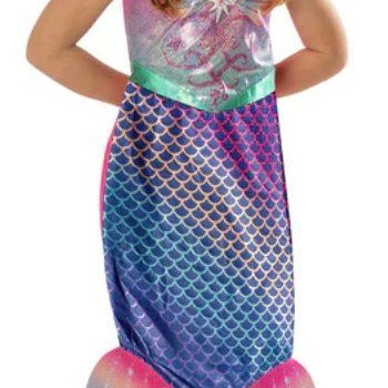 Pustni kostum za otroke Barbie morska deklica 3-4 let