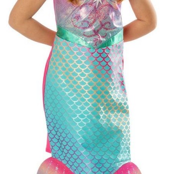 Pustni kostum za otroke Barbie morska deklica 3-4 let