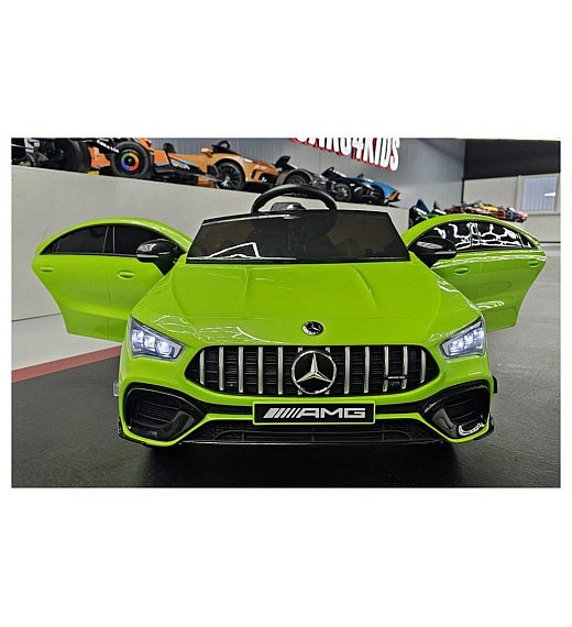 12V avto na akumulator Mercedes CLA 45 S green