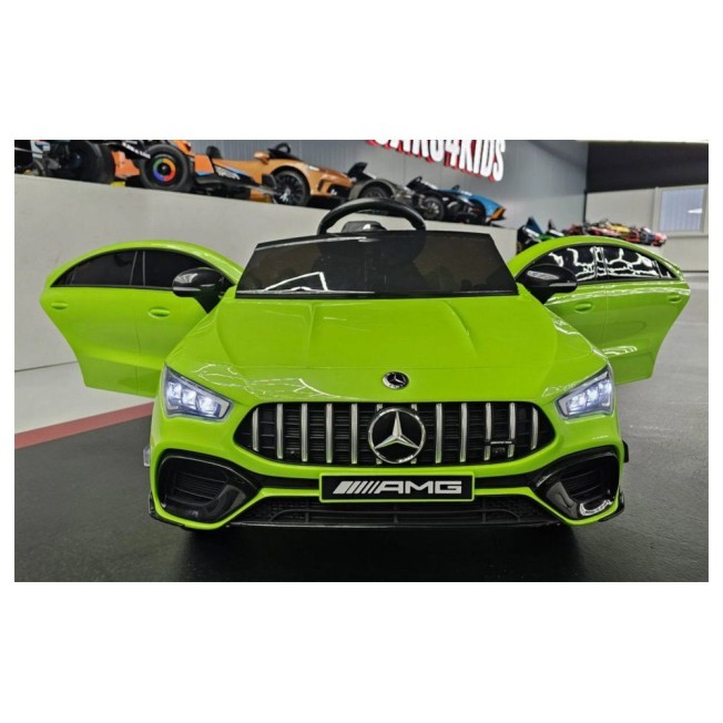 12V avto na akumulator Mercedes CLA 45 S green