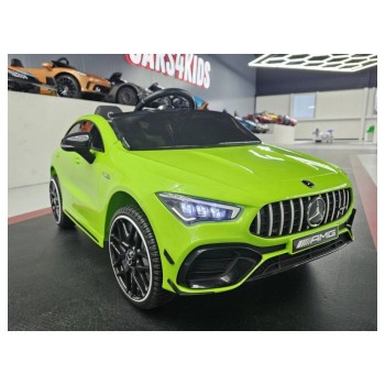 12V avto na akumulator Mercedes CLA 45 S green