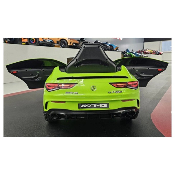 12V avto na akumulator Mercedes CLA 45 S green