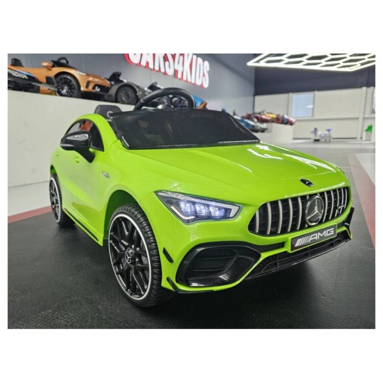 12V avto na akumulator Mercedes CLA 45 S green