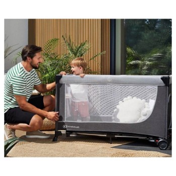 Prenosna posteljica LEODY Grey