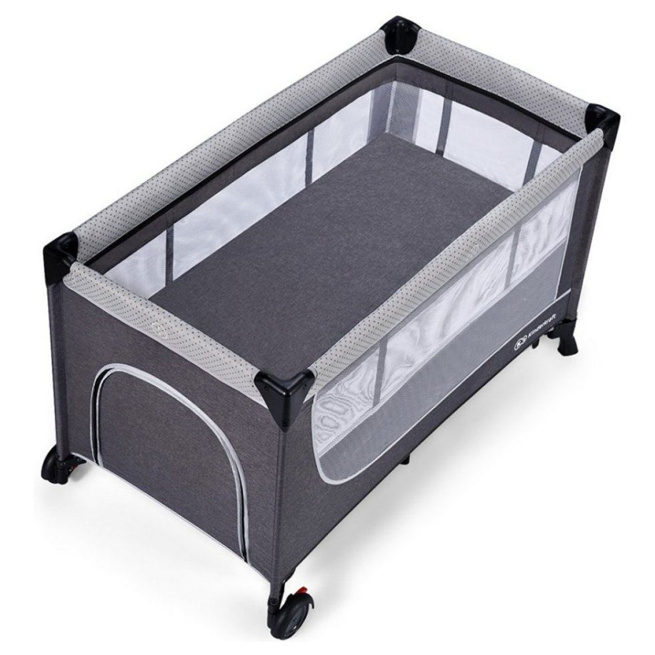 Prenosna posteljica LEODY Grey