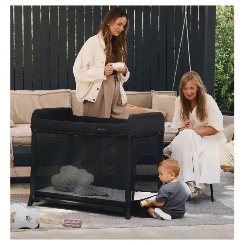 MOON DREAM Black sklopivi prijenosni krevetić