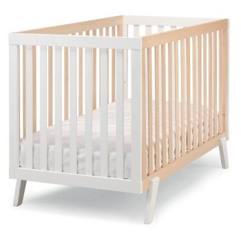 Otroška posteljica AMERICA White Natural