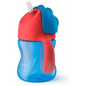 Lonček s slamico, 200ml, 9m+, M