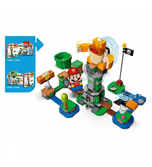 Razširitveni komplet z bosem Sumo Bro in padajočim stolpom 71388 - Super Mario