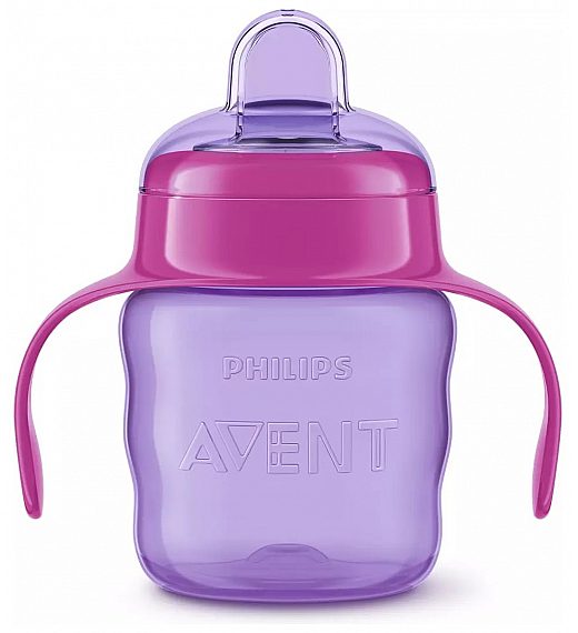 AVENT SCF551/03 čašica s usnikom 200ml, 6m roza rose