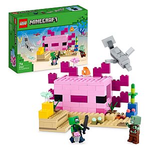 Lego kocke Minecraft Hiša axolotl 21247