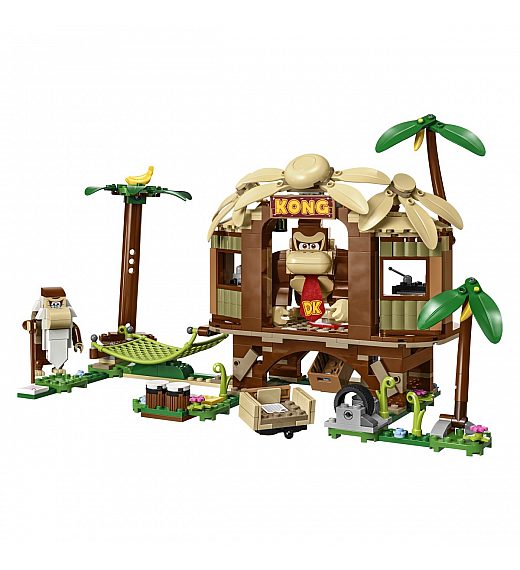 Lego kocke Super Mario Razširitveni komplet Donkey Kongova hiša na drevesu 71424