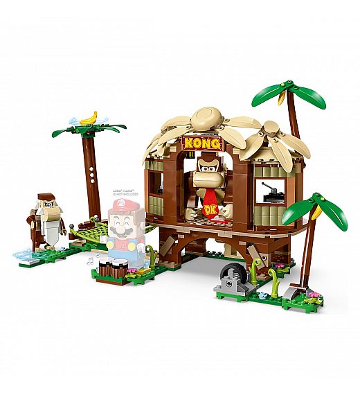 Lego kocke Super Mario Razširitveni komplet Donkey Kongova hiša na drevesu 71424