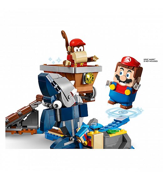 Lego kocke Super Mario Razširitveni komplet Diddy Kongova vožnja z rudniškim vozičkom 71425
